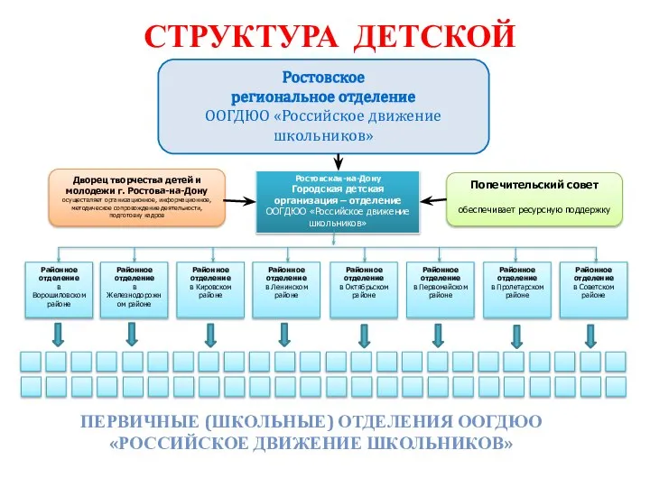 СТРУКТУРА ДЕТСКОЙ ОРГАНИЗАЦИИ