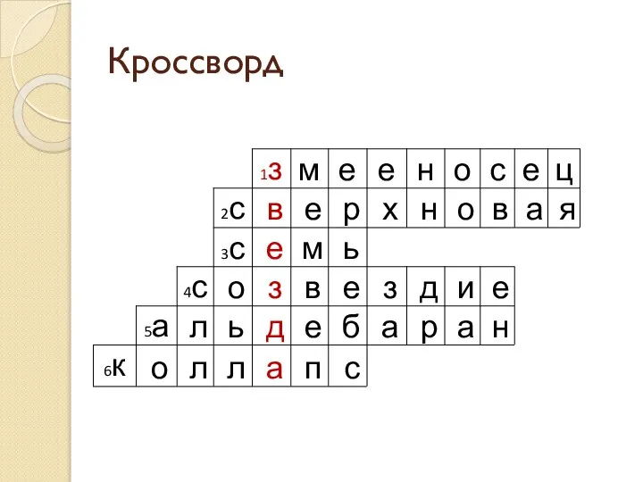 Кроссворд