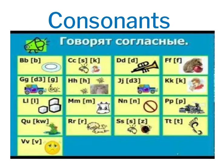 Consonants