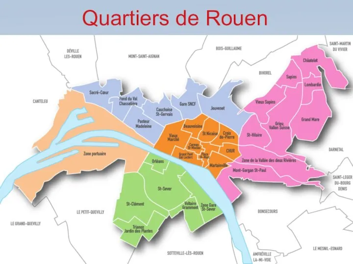 Quartiers de Rouen