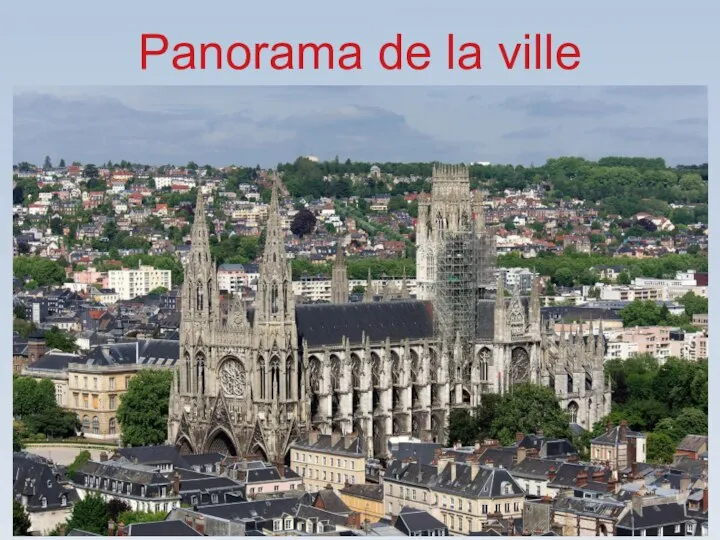 Panorama de la ville