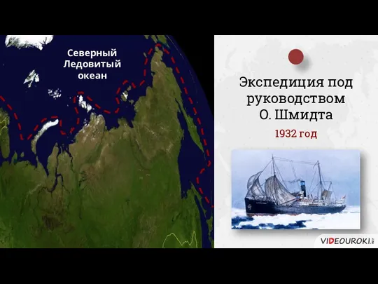 Экспедиция под руководством О. Шмидта 1932 год Северный Ледовитый океан