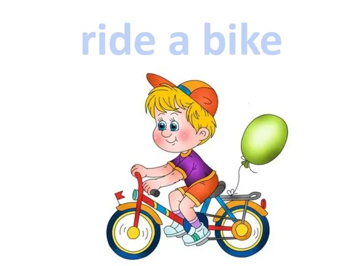 ride a bike