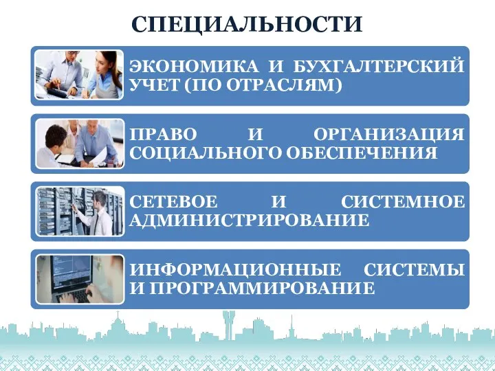 СПЕЦИАЛЬНОСТИ