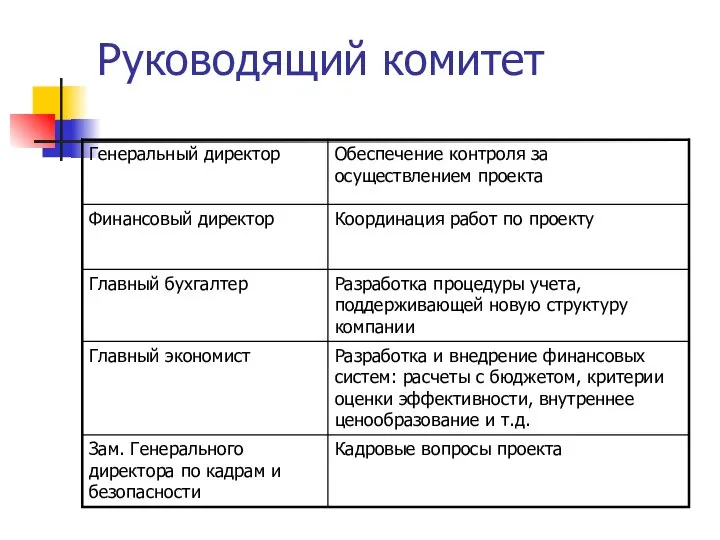 Руководящий комитет