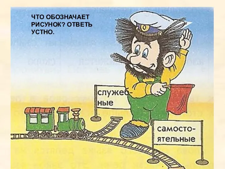 ЧТО ОБОЗНАЧАЕТ РИСУНОК? ОТВЕТЬ УСТНО.