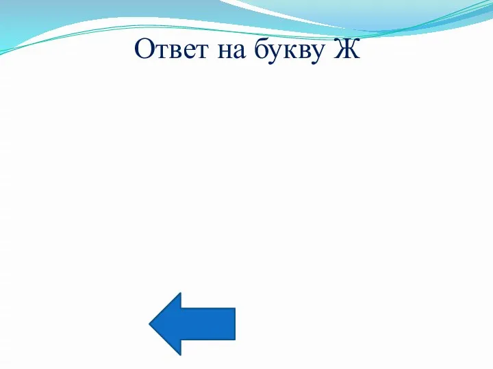 Ответ на букву Ж