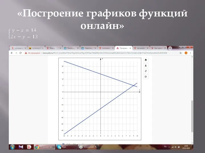 «Построение графиков функций онлайн»