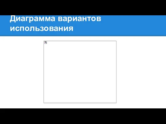 Диаграмма вариантов использования