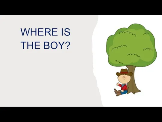 WHERE IS THE BOY?
