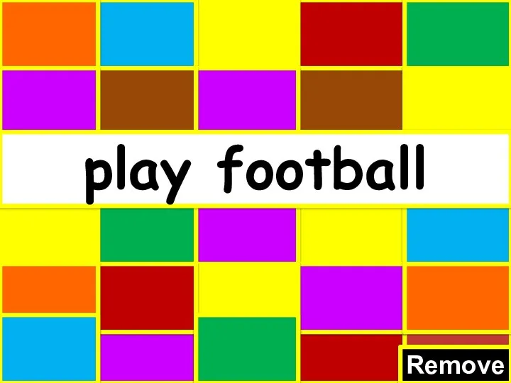 Remove play football