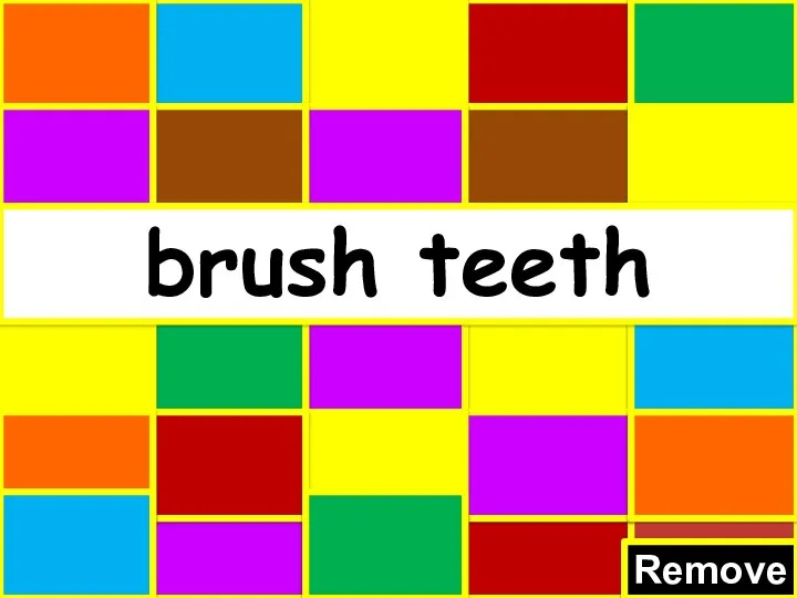Remove brush teeth