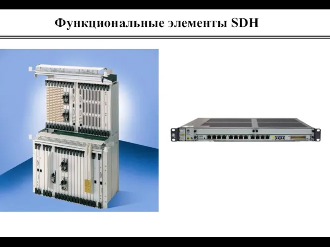 Функциональные элементы SDH