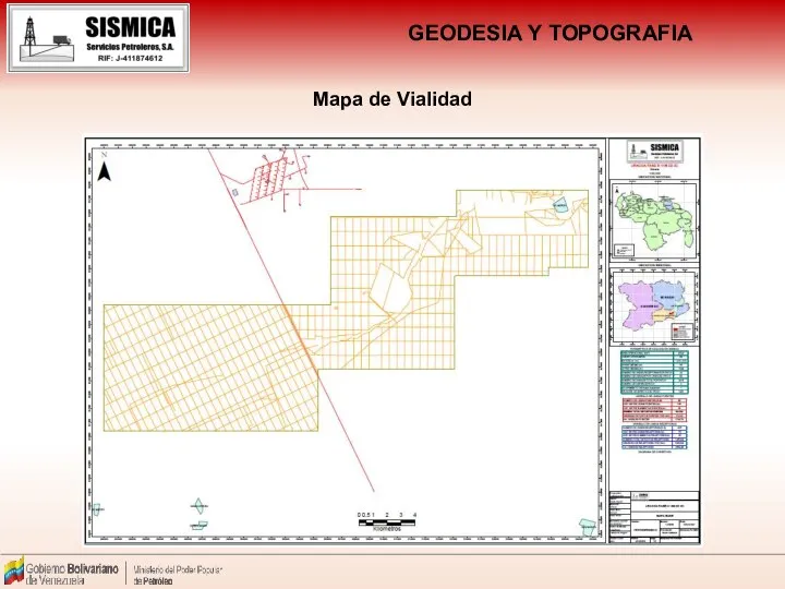 Mapa de Vialidad GEODESIA Y TOPOGRAFIA