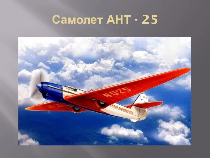 Самолет АНТ - 25