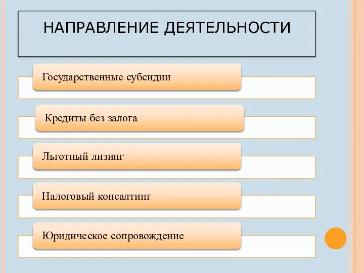 НАПРАВЛЕНИЕ ДЕЯТЕЛЬНОСТИ