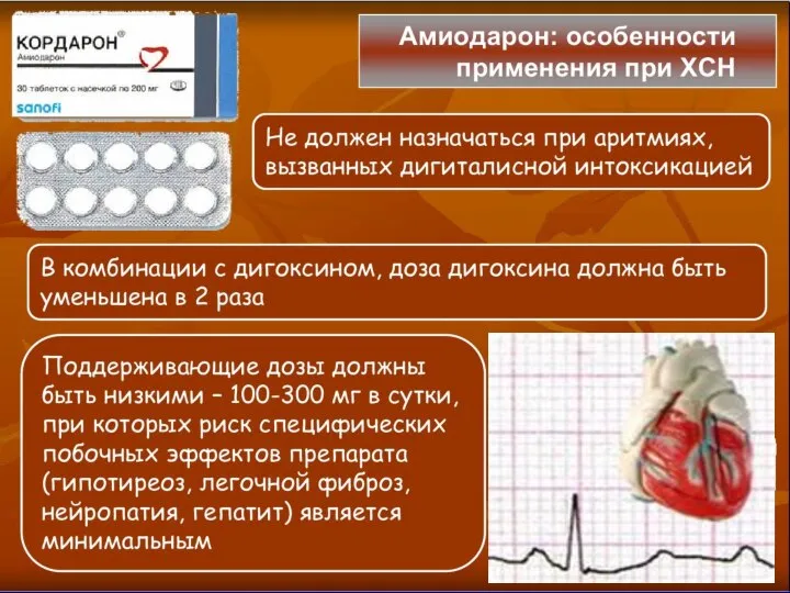 Антиаритмики: клинические аспекты применения