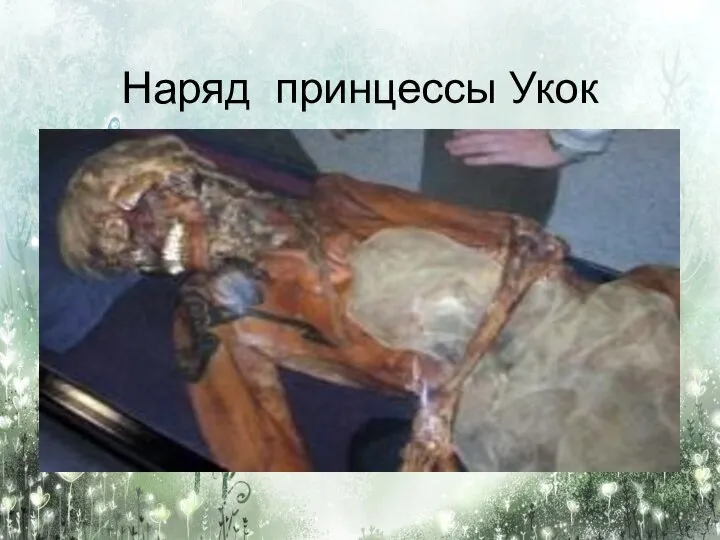 Наряд принцессы Укок