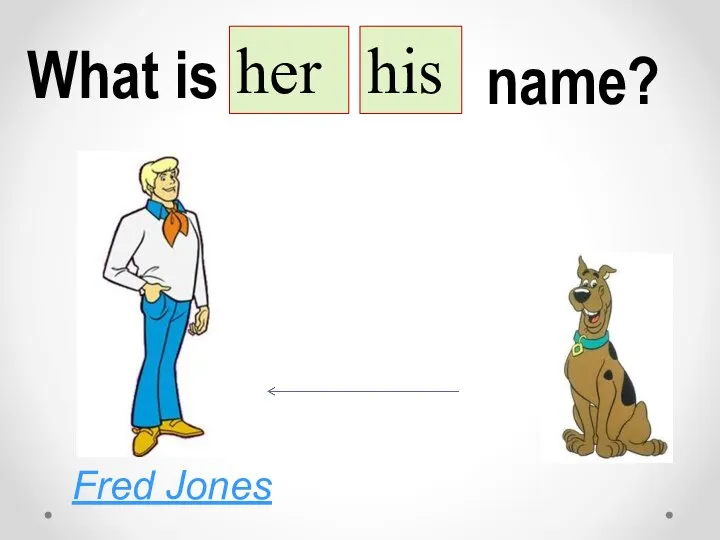 What is her his name? Fred Jones