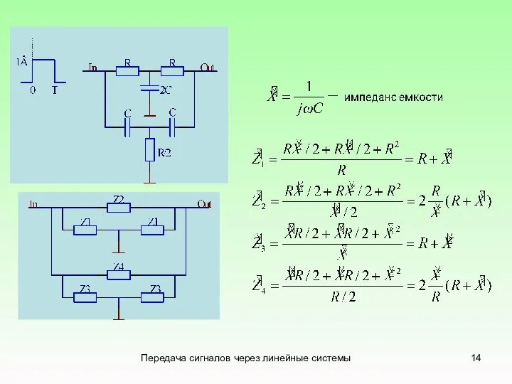 Передача сигналов через линейные системы