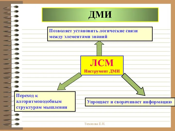 Тихонова Е.Н. ДМИ ЛСМ Инструмент ДМИ