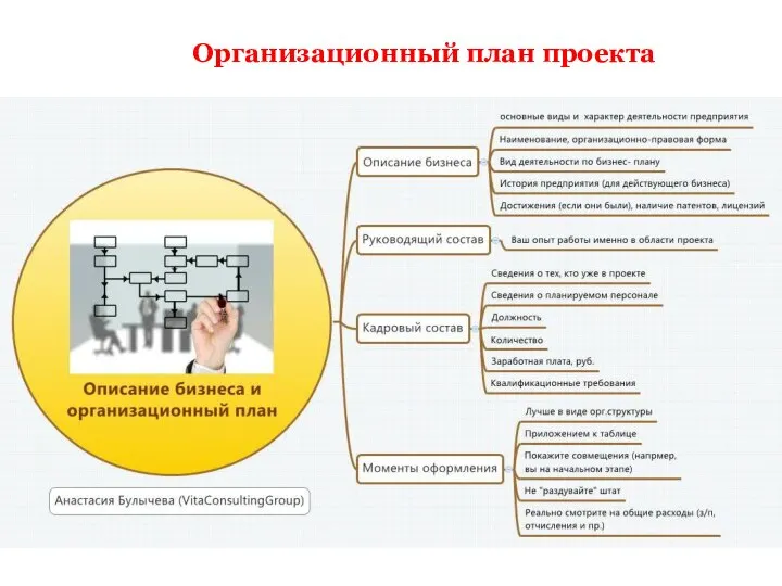 Организационный план проекта