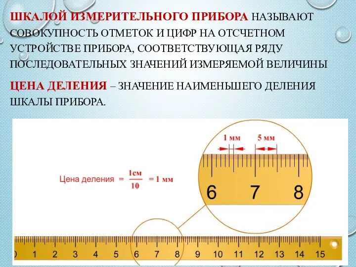 ШКАЛОЙ ИЗМЕРИТЕЛЬНОГО ПРИБОРА НАЗЫВАЮТ СОВОКУПНОСТЬ ОТМЕТОК И ЦИФР НА ОТСЧЕТНОМ УСТРОЙСТВЕ ПРИБОРА,