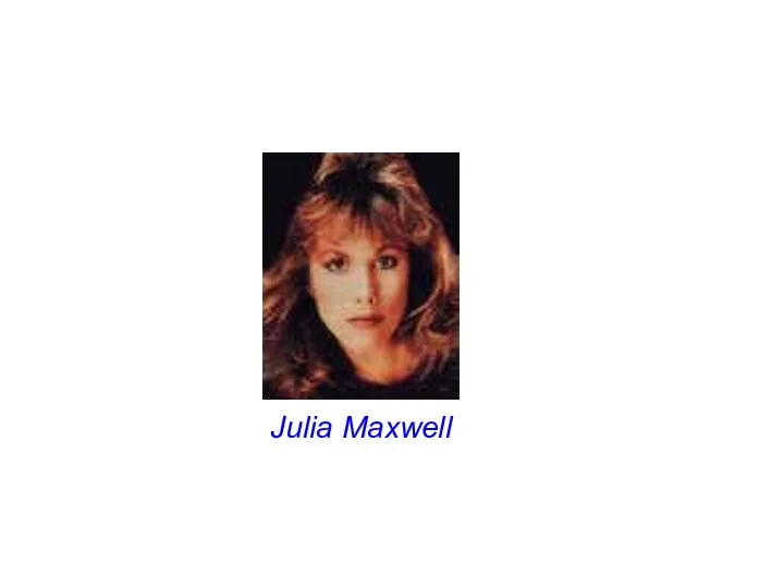 Julia Maxwell
