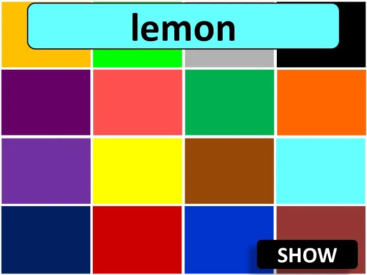 SHOW lemon