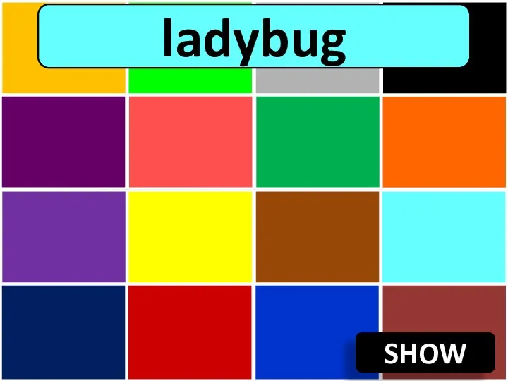 SHOW ladybug