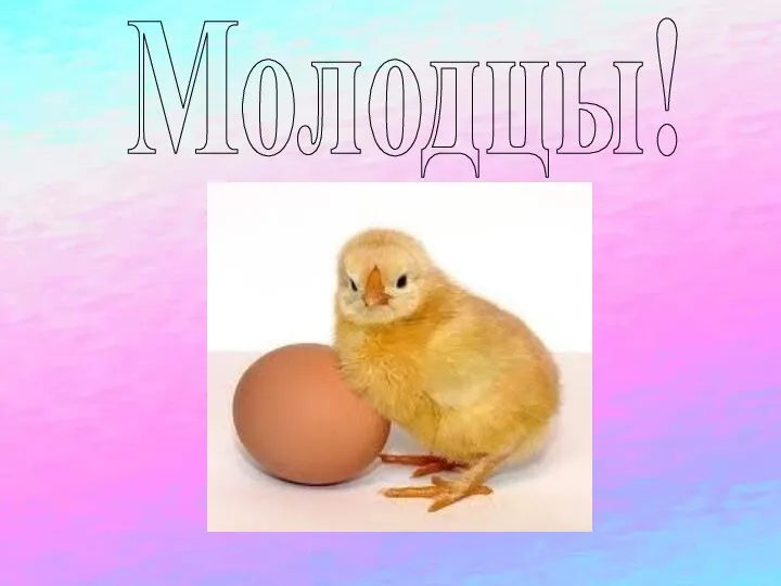 Молодцы!