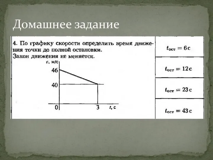 Домашнее задание