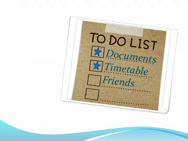 Documents Timetable Friends