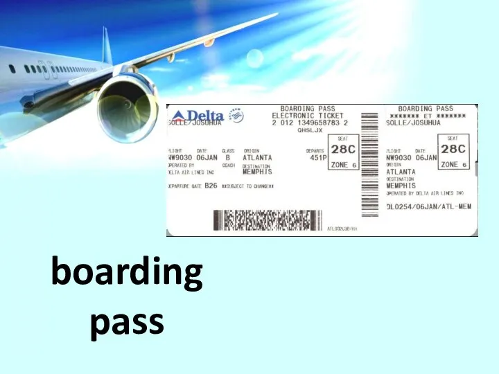 boarding pass