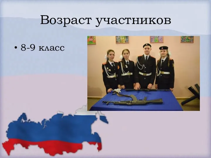 Возраст участников 8-9 класс