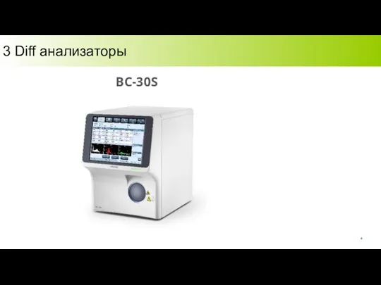 BC-30S 3-Diff анализаторы 3 Diff анализаторы