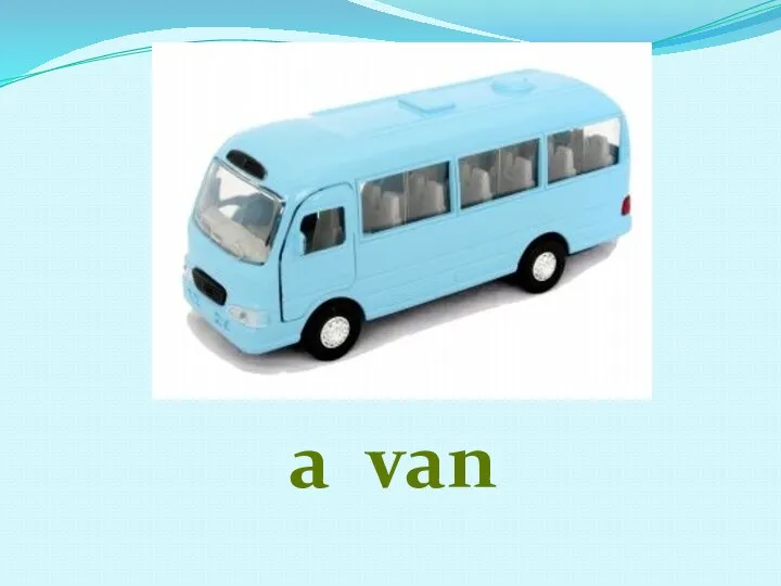 a van