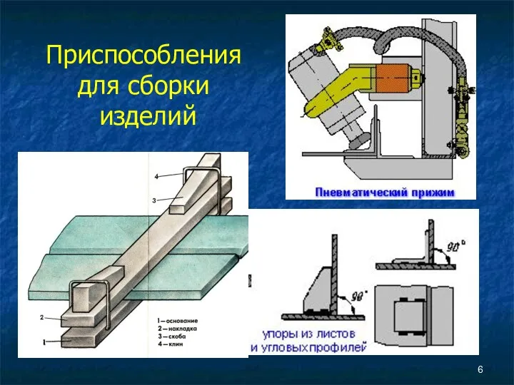 Приспособления для сборки изделий