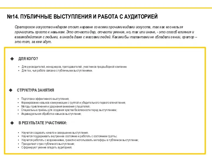 Ораторское искусство недаром стоит наравне со всеми прочими видами искусств, так как