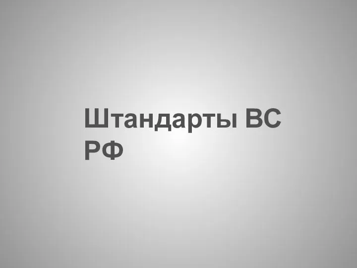 Штандарты ВС РФ