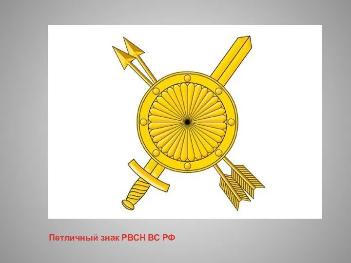 Петличный знак РВСН ВС РФ