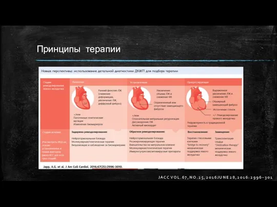 Принципы терапии J A C C V O L . 6 7