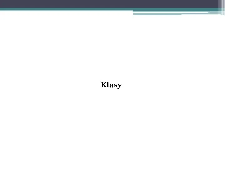 Klasy