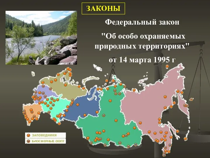 Федеральный закон "Об особо охраняемых природных территориях" от 14 марта 1995 г ЗАКОНЫ