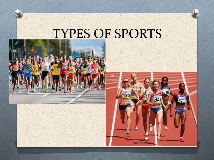 TYPES OF SPORTS