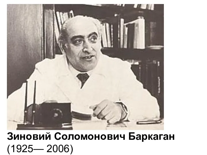 Зиновий Соломонович Баркаган (1925— 2006)