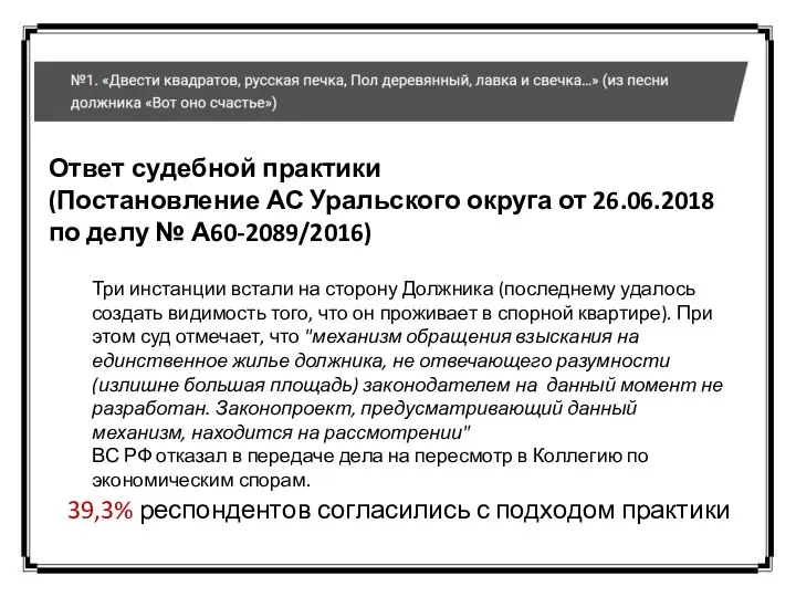 Три инстанции встали на сторону Должника (последнему удалось создать видимость того, что