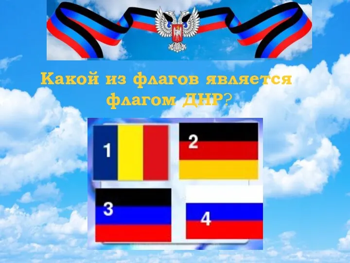 Какой из флагов является флагом ДНР?