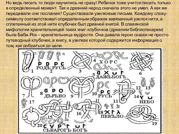 Но ведь писать то люди научились не сразу! Ребенок тоже учится писать