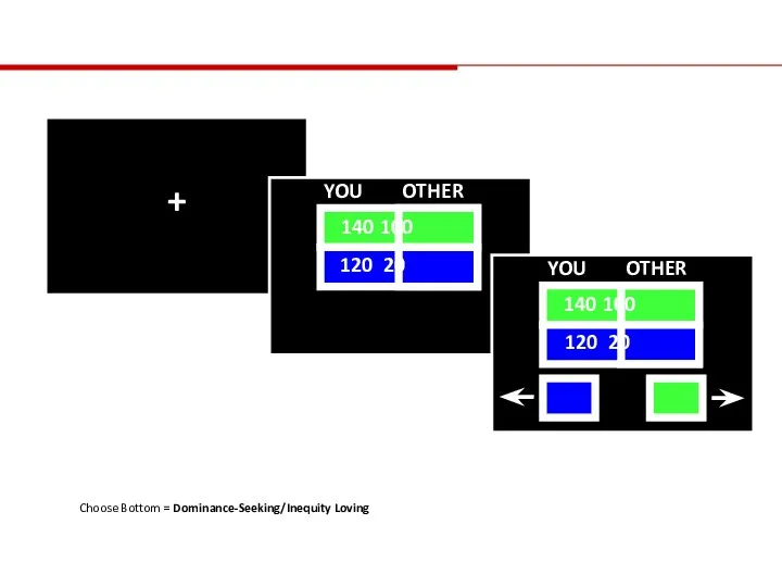 Choose Bottom = Dominance-Seeking/Inequity Loving